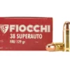 Buy Fiocchi Shooting Dynamics Ammunition 38 Super 129 Grain Full Metal Jacket Box of 50 Near Me