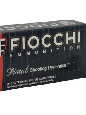 Fiocchi Shooting Dynamics Ammunition 9x18mm (9mm Makarov) 95 Grain Full Metal Jacket Box of 50