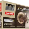 Buy Norma EVOStrike Ammunition 6.5 Creedmoor 93 Grain Polymer Tip Lead Free Box of 20 Online