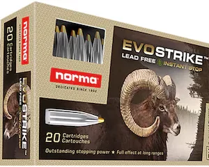 Buy Norma EVOStrike Ammunition 6.5 Creedmoor 93 Grain Polymer Tip Lead Free Box of 20 Online