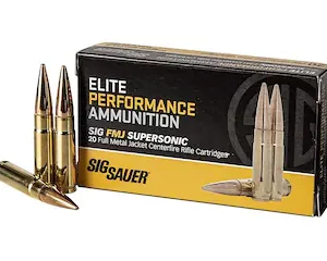 Buy Sig Sauer Elite Performance Ammunition 300 AAC Blackout 125 Grain Full Metal Jacket Box of 20 Online