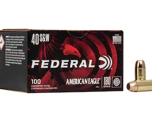 Buy Federal American Eagle Ammunition 40 S&W 180 Grain Full Metal Jacket Online