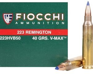 Buy Fiocchi Extrema Ammunition 223 Remington 40 Grain Hornady V-MAX Ammunition Online