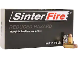 Buy SinterFire Reduced Hazard Ammunition 40 S&W 125 Grain Frangible Flat Nose Lead Free Online