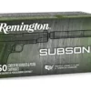 Buy Remington Subsonic Ammunition 9mm Luger 147 Grain Flat Nose Enclosed Base Near Me