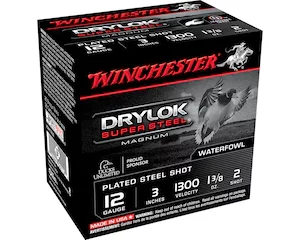 Buy Winchester Drylok Magnum Plated Ammunition 12 Gauge Non-Toxic Steel Online