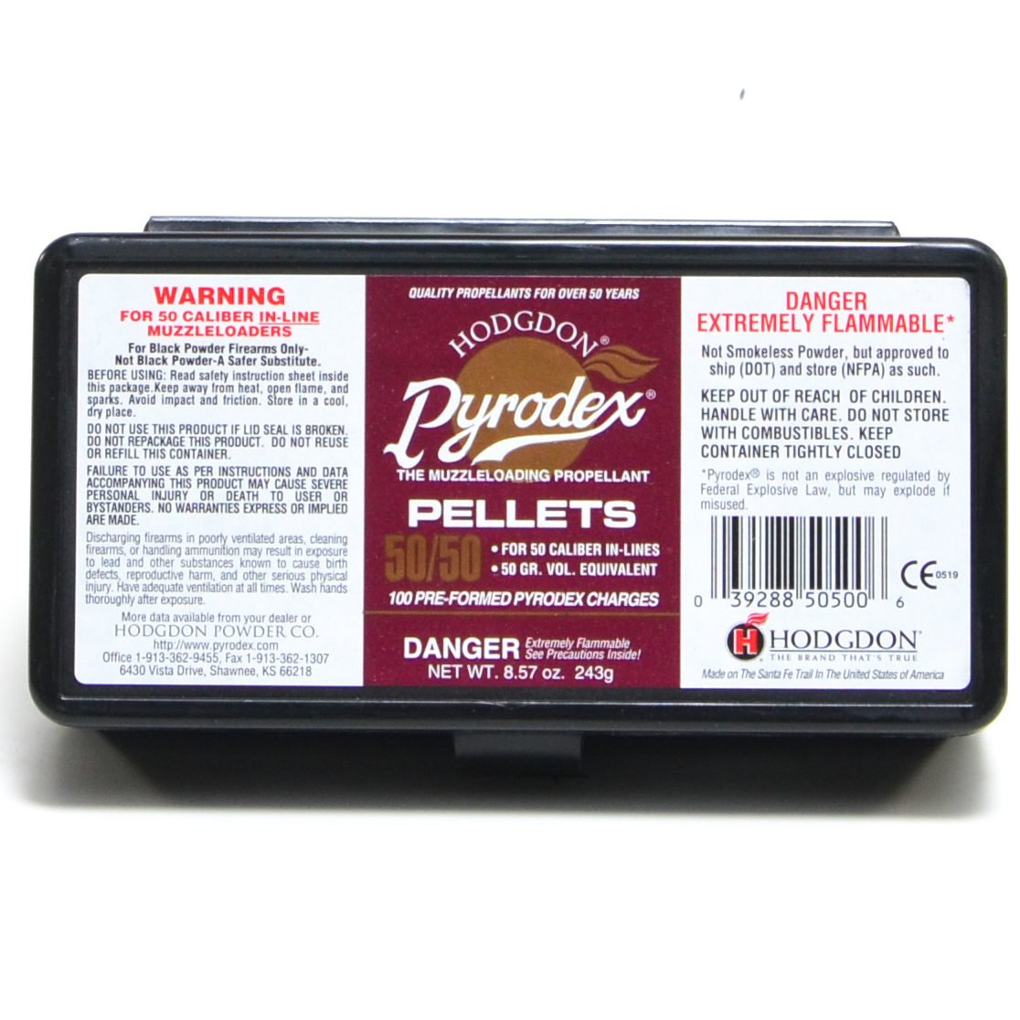 Buy Hodgdon Pyrodex Pel 50 Cal 50 Gr (100) Near Me