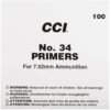 Buy CCI Large Rifle 7.62mm NATO-Spec Military Primers #34 Box of 1000 (10 Trays of 100)