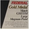 Buy Federal Premium Gold Medal Large Pistol Magnum Match Primers #155M Box of 1000 (10 Trays of 100)
