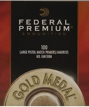 Buy Federal Premium Gold Medal Large Pistol Match Primers #150M Box of 1000 (10 Trays of 100)