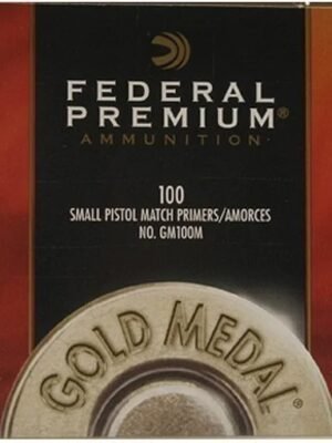 Buy Federal Premium Gold Medal Small Pistol Match Primers #100M