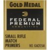Buy Federal Premium Gold Medal Small Rifle Match Primers #205M