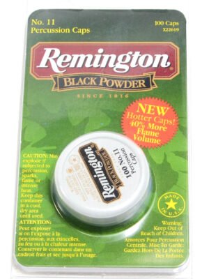 Remington #11 Percussion Caps (100)