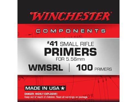 Buy Winchester Small Rifle 5.56mm NATO-Spec Military Primers #41