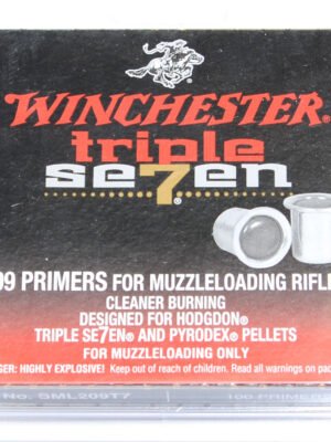 Buy Winchester Triple 7 Muzzleloader Primer (100) | Winchester Triple 7 Muzzleloader Primer (100) Now Instock