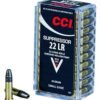 CCI 22LR Suppressor 22 LR 45gr, Lead Hollow Point, 50rd Box