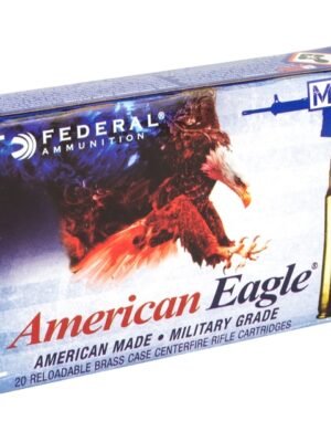 Federal American Eagle .223 Rem, 55gr, Full Metal Jacket Boat Tail, 20rd Box