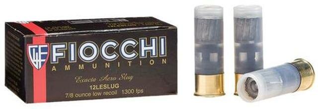 Fiocchi Aero Rifle Slugs 12 Ga, 2.75", 7/8oz, Slug Shot, 10rd/Box