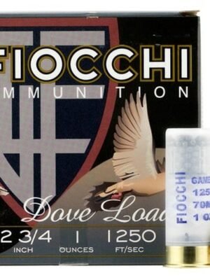 Fiocchi Shooting Dynamics 12 Ga, 2.75" 1oz, 6 Shot, 25rd Box