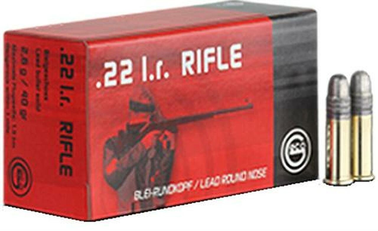 GECO 22LR Lead Round Nose Pistol 40gr, 50rd/Box