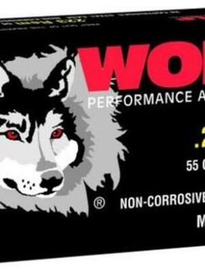 Wolf .223 Rem 55gr, Bimetal Jacket, Steel Case, 500rd/Box