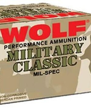 Wolf Performance .308 Win/7.62mm, Bimetal Jacket, 145gr, 500rd/Box
