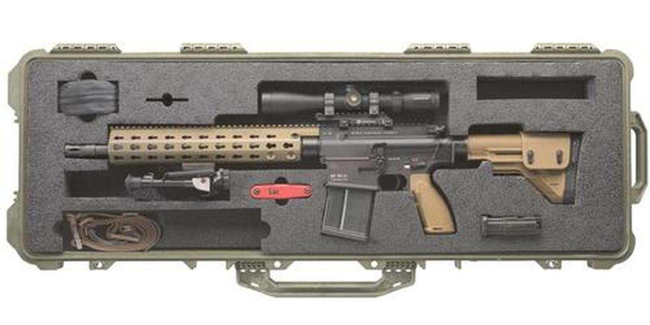 HK MR762, 7.62mm Long Rifle Package II, Leu 3-9x VX-R Scope 14.7" MRA Rail, 10 & 20 Rd Mag - Image 2