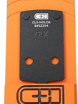 C&H Precision V4 Optic Mounting Plate, Black, For Glock 43x/48 MOS to Holosun 407K/507K