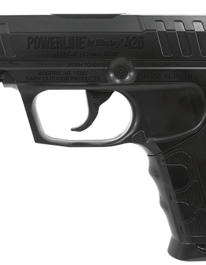 Daisy 426, CO2 Pistol, BB, 430 Feet Per Second, 6.758" Barrel, Black Color, 15Rd Capacity
