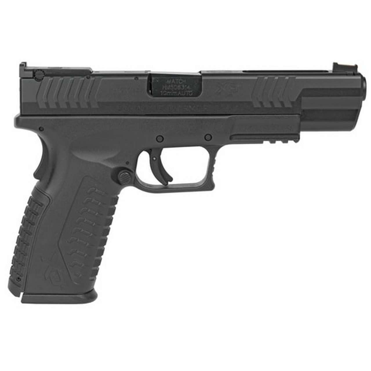 Springfield XDM 10MM, 5.25" Barrel, Fiber Optic Front and Adjustable Rear Sights, 3x15rd Mags