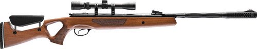 Hatsan Mod 65 Air Rifle 22 Pellet, Walnut Stock, 3-9x32 Scope