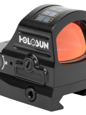 Holosun 407C Pistol Open Sight, Solar, Green 2Moa Dot, 7075 Aluminum, Open, Solar, Shake Awake, Pistol
