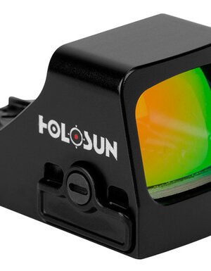 Holosun 407K Pistol Open Sight, Solar, Red 6Moa Dot, 7075 Aluminum, Open, Shake Awake, Compact Pistol