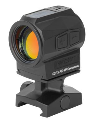 Holosun Scrs Rifle Sight, Solar, Red Multi-Reticle, 7075 Aluminum, Enclosed, Solar Charging, Compact Tube, Rifle