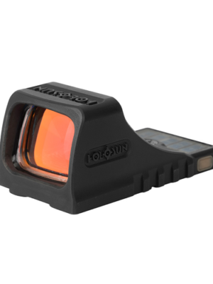 Holosun SCS MOS Pistol Sight, Solar, Green Multi-Reticle, Titanium, Solar Charging, MOS Pistol Cut