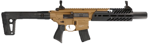 Sig Sauer Airguns MCX Canebrake CO2 177 Pellet, Flat Dark Earth Rec, Black Furniture, 30rd