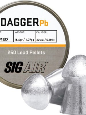 Sig Sauer Dagger 22 Pellet, 16.6gr, Domed Lead, 250rd Pack