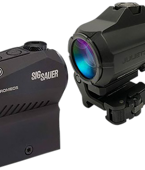 Sig Sauer Electro-Optics Romeo5XDR and Juliet5 Micro Combo Kit, 1x/5x20x24mm, Black, Mutli-Reticle