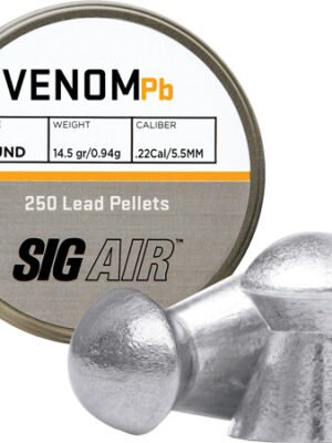 Sig Sauer Venom Pellet 22 Cal, 14.5gr, Lead, 250pk