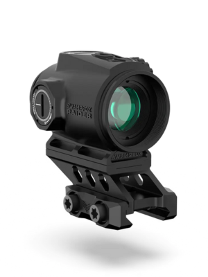 Swampfox Optics Raider Micro Prism Black 1x 20mm Tube 6 MOA Green Dot Reticle Red Laser