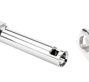 Zaffiri Precision Threadless Compensator 9mm Fits Sig P365 Silver 17-4 Stainless Steel