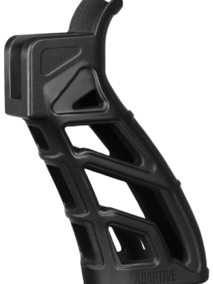 ADAPTIVE TACTICAL Lightweight Tactical Grip (LTG) Skeletonized Black Polymer, 25 Degree Grip Angle, Fits AR Platform
