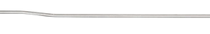 Aero Precision Length Gas Tube, For AR15, Stainless Steel Finish, Silver APRH100199C