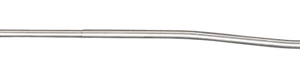 Aero Precision Length Gas Tube, For AR15, Stainless Steel Finish, Silver