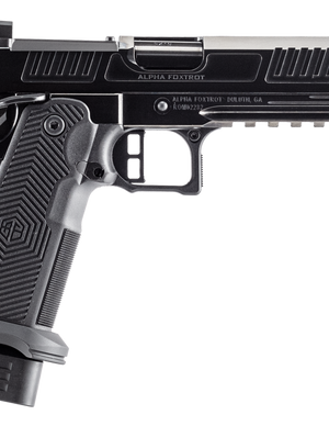 Alpha Foxtrot AF1911 Romulus Full Size 9mm 5" Bull Ramped Barrel, Polished DLC Slide, Optic Ready, Polished DLC Frame, RMSc Footprint, 20 Rd