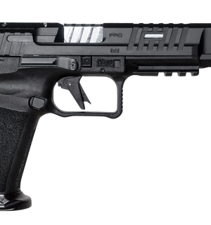 CANIK METE SFX Pro 9mm, 5.74" Threaded Barrel, 1/2X28 Thread Pitch, Matte Black, Tritium Front Sight, Black Rear, Flared Magwell, Optic Ready, Aluminum Trigger, 2 mags, 20rd , 18rd