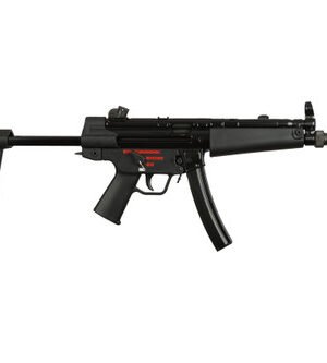 Century AP5 Navy (MP5) 9mm 8.50" Threaded Barrel, Black Lacquer Over Manganese Phosphate Steel Stamped Receiver, Pistol Brace, Black Navy Style Grip