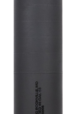 CMMG Zeroed 46, Suppressor, 46 Caliber, 17-4 Stainless Steel Construction, Nitride Finish, Black, Hub Compatible, .578x28 and 5/8x24 Direct Thread HUB Mounts