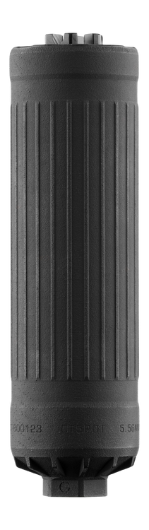 Dead Air Armament CT5P Patrol, Suppressor, 5.56 NATO, Haynes 282 Construction, Cerakote Finish, Black, Includes Fixed Direct Thread Mount, 1/2X28 Thread Pitch