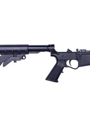 ET Arms Plum Crazy Gen II AR-15 Complete Lower, Polymer, Nano Lower Parts Kit, M4 Stock, Black